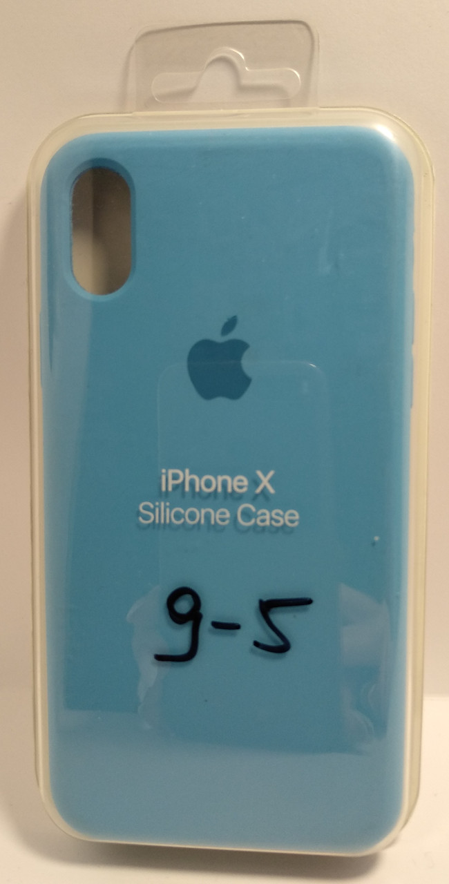 

Силиконовый чехол Apple Silicone Case (MMWF2ZM / A) для Iphone X (Blue | Голубой)