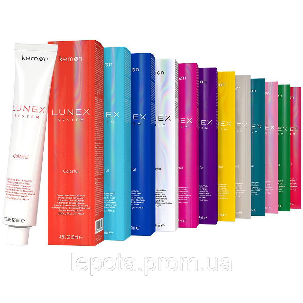 

Стойкая краска Фуксия KEMON LUNEX COLORFUL Fuchsia NEW 125 мл