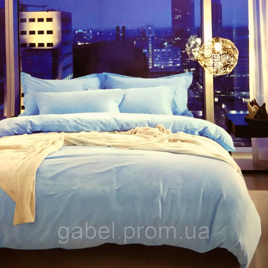 

Постельное белье двуспальное Сатин 40S Prestij Home Textile 1592, Голубой