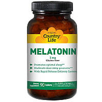 Мелатонин 3 мг, Country Life, 90 таб.