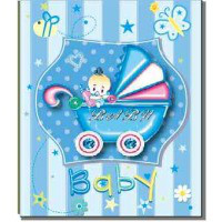 

Детский самоклеющийся фотоальбом evg 30sheet s29x32 baby car blue