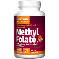 Метилфолат, Jarrow Formulas, 400 мкг, 60 капсул Метилфолат, Jarrow Formulas, 400 мкг, 60 капсул
