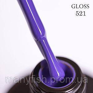 

Гель-лак Gloss, Gel polish № 521, 15мл.