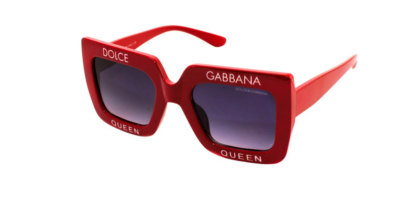 

Красные солнечные женские очки Dolce Gabbana