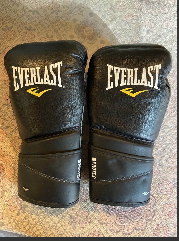 

Боксерські рукавиці, боксерские перчатки Everlast Protex2, Черный