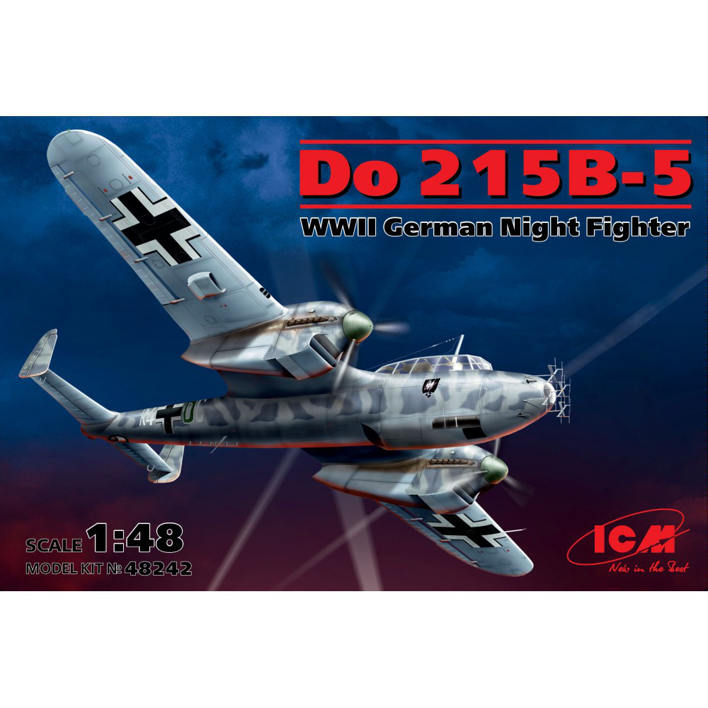 

1/48 ICM 48242 - DO-215 B-5 НОЧНОЙ ИСТРЕБИТЕЛЬ ГЕРМАНИИ ДОРНЬЕ