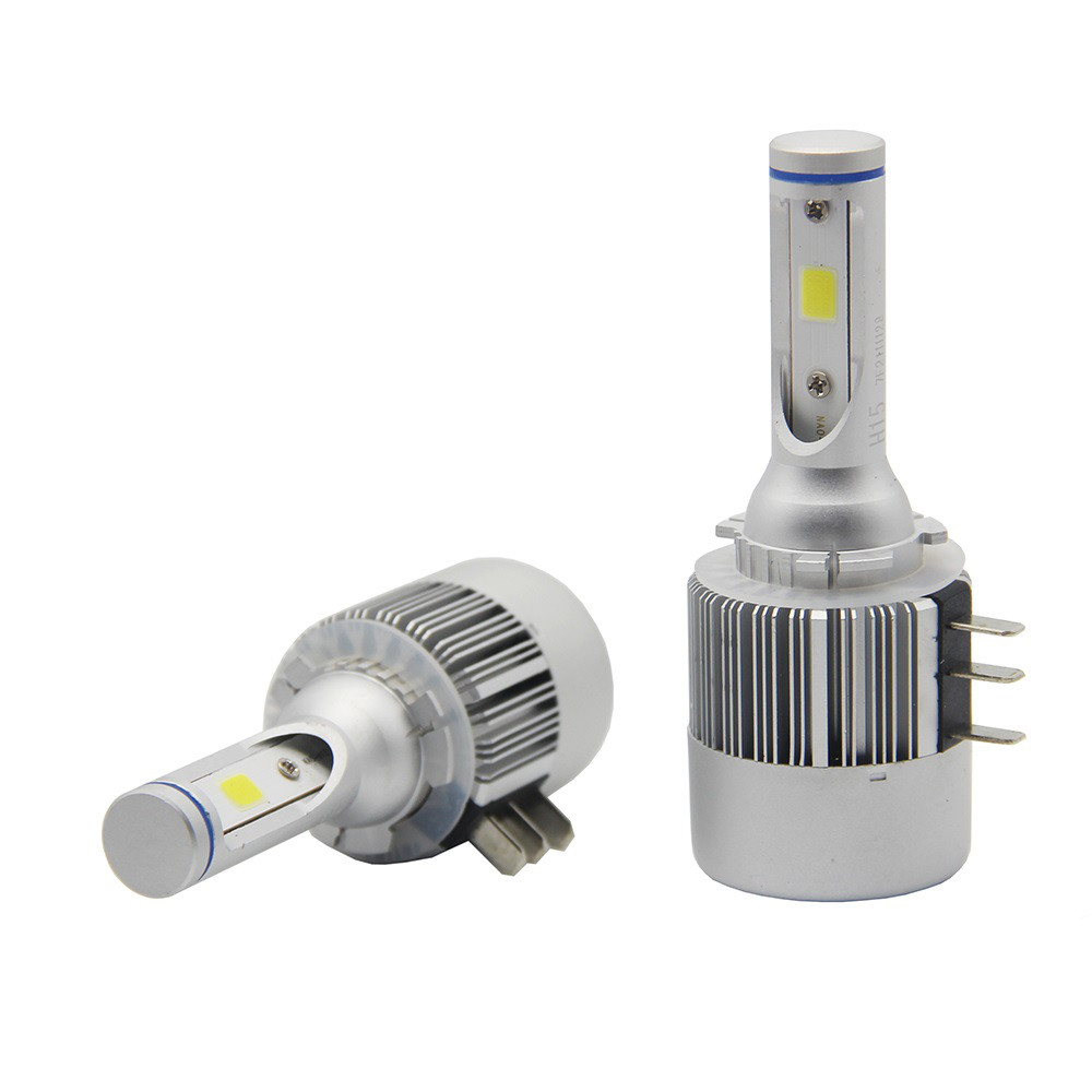 

Светодиодные LED лампы головного света H15 72 Watt 7600LM 6500К Cree COB DRL Canbus