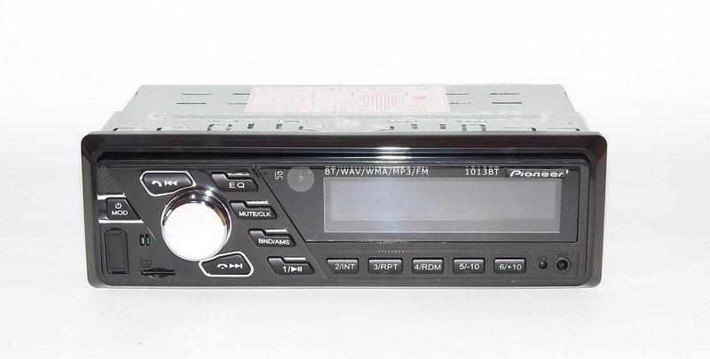 

Автомагнитола Pioneer 1013BT 50W*4 с bluetooth/MP3/SD/USB/AUX/FM