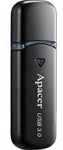 Флешка Apacer AH355, 32Gb, USB 3.0, чорна