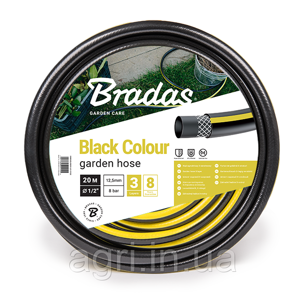 

Шланг для полива BLACK COLOUR 1/2" 30м