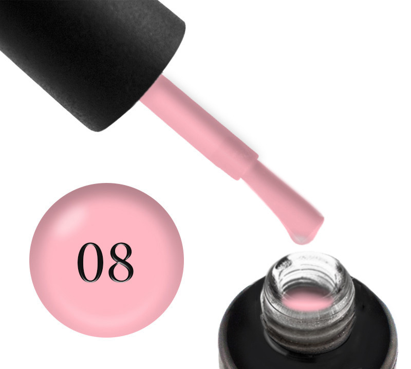 

База под гель-лак Rubber Comouflage №08 Base Coat 15 мл Naomi