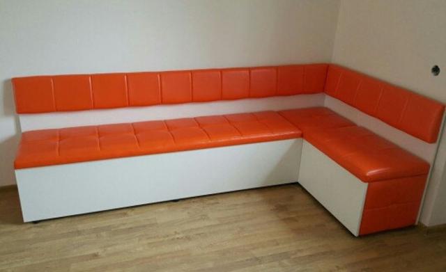 Кухонный уголок Кубик (Высота 87 см) оранжевый