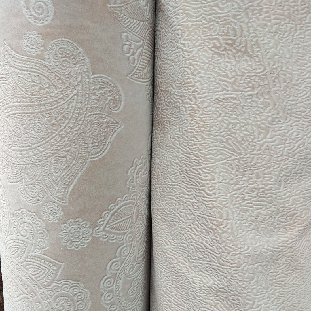 Мебельная ткань флора дамаск грей