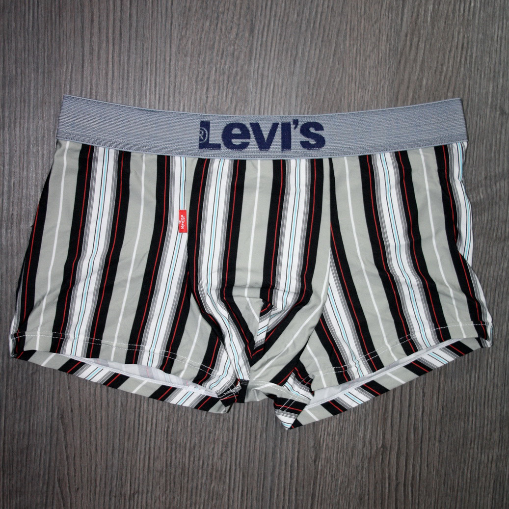 

Мужские трусы боксеры Levis brown striped в стиле