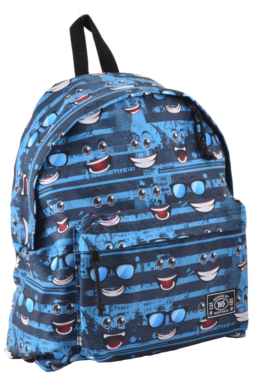 

Городской рюкзак YES SP-17 Crazy feelings, 555006, синий