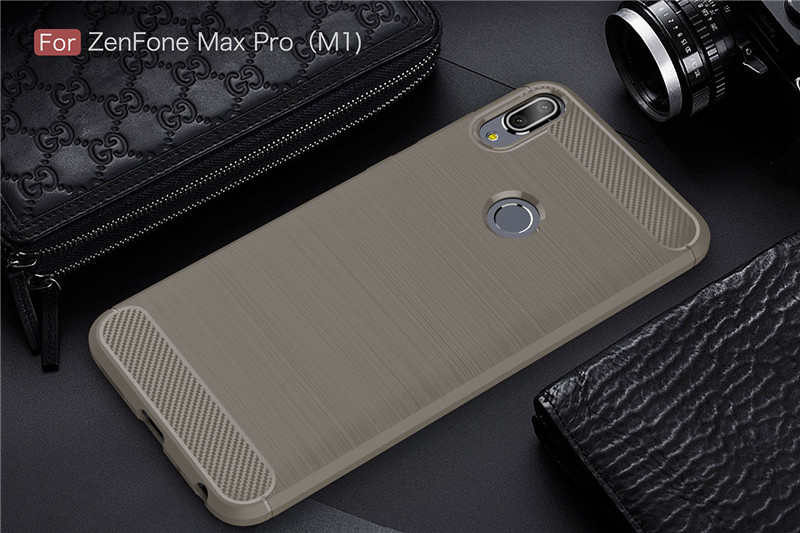 

TPU чехол накладка Urban для Asus Zenfone Max M1 ZB601KL (4 цвета) серый