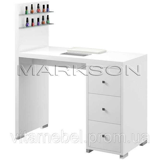 

Маникюрный стол М122 С пластмассовыми колесами Markson