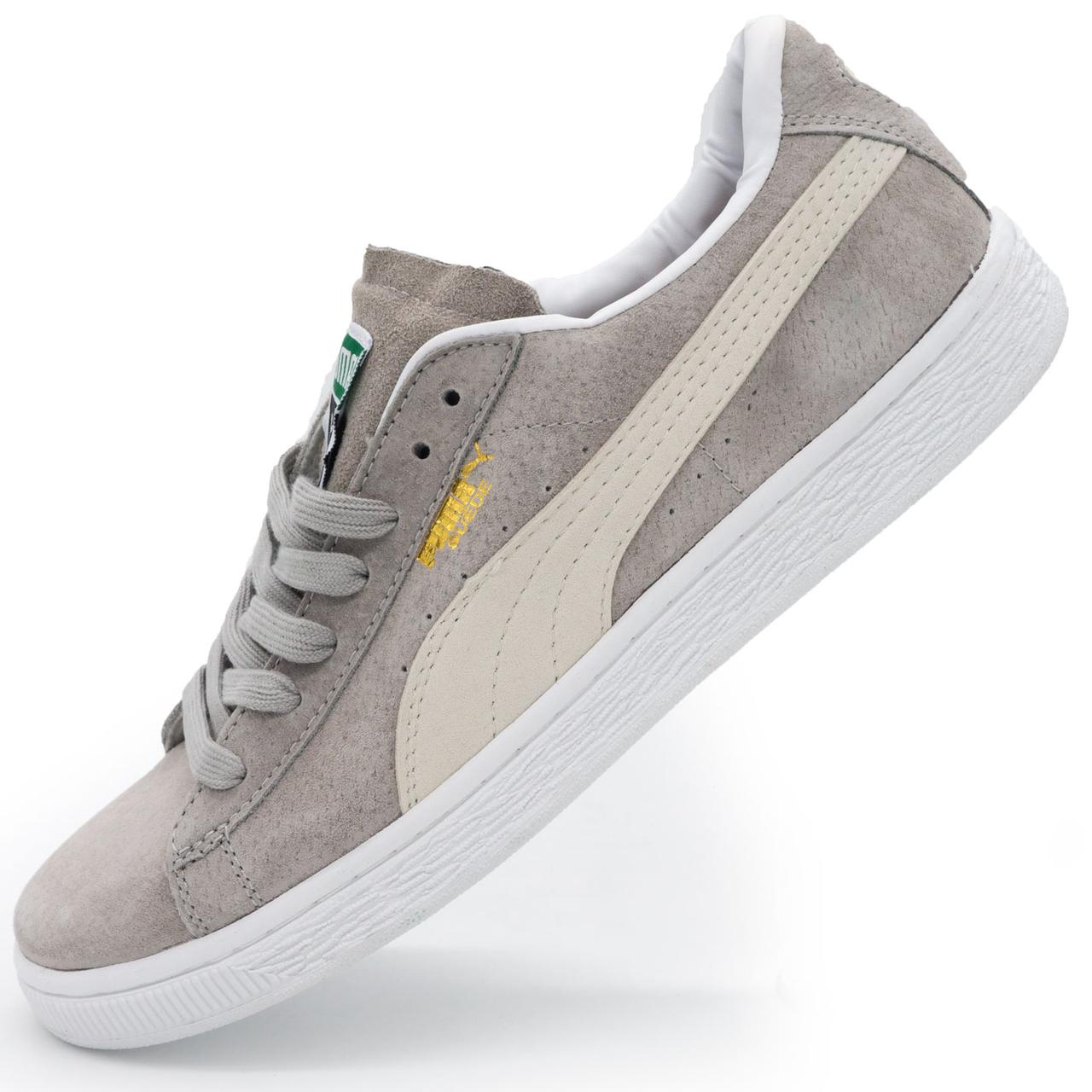 

Кроссовки Puma Suede Пума Суеде серые, натуральная замша, Топ качество! р.(43)