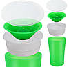 Детская чашка-непроливайка Magic Cup зеленая, фото 3