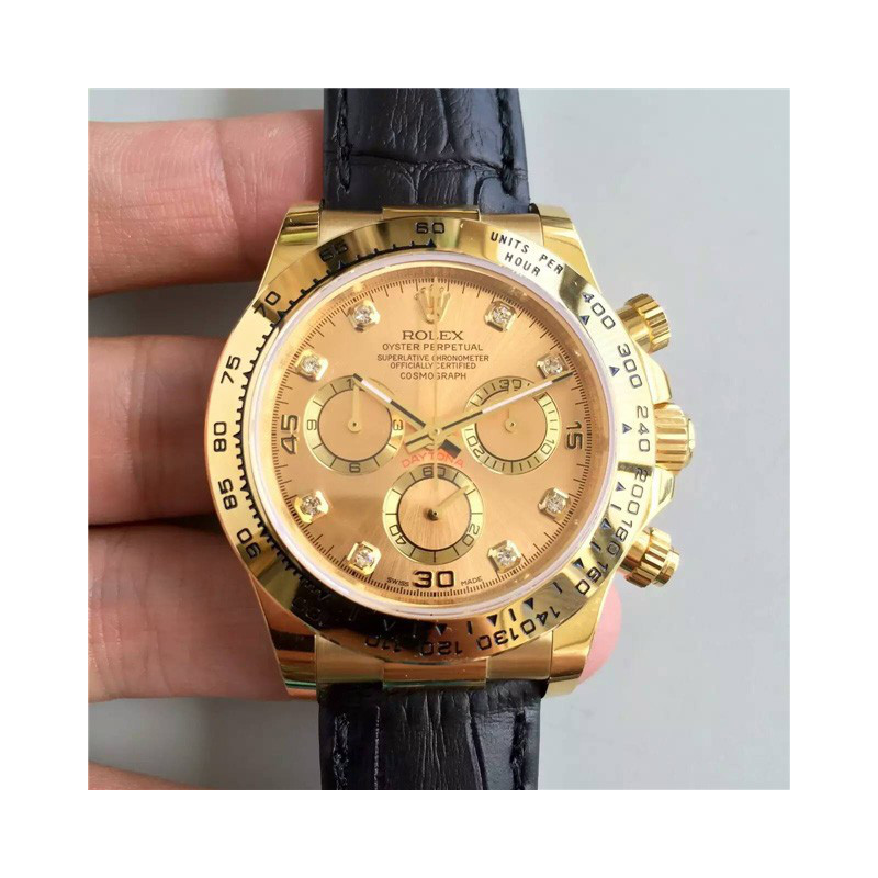 

Rolex Cosmograph Daytona Gold-Gold Diamond