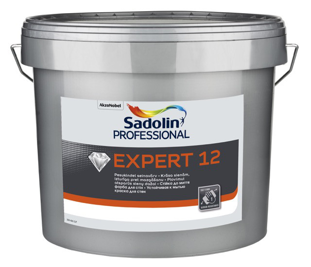 

Краска для стен и потолков Sadolin Expert 12 10л (Садолин Эксперт 12), Белый