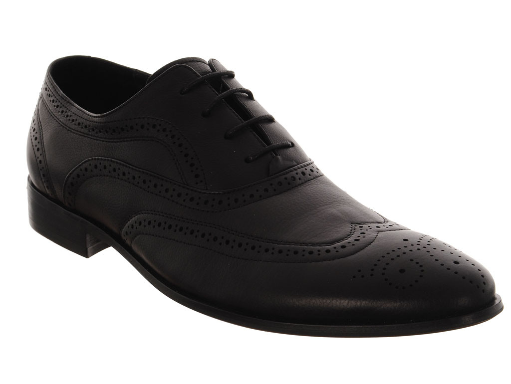 Стильные туфли на шнурках ROZOLINI-3100-1-1G   44  черный
