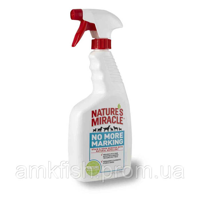 

8in1 Natures Miracle No More Marking уничтожитель пятен и запахов против повторных меток (спрей) 710мл