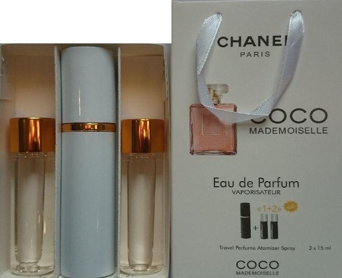 

Духи женские 3в1 Chanel Coco Mademoiselle 45 мл. (Шанель коко Мадмуазель)