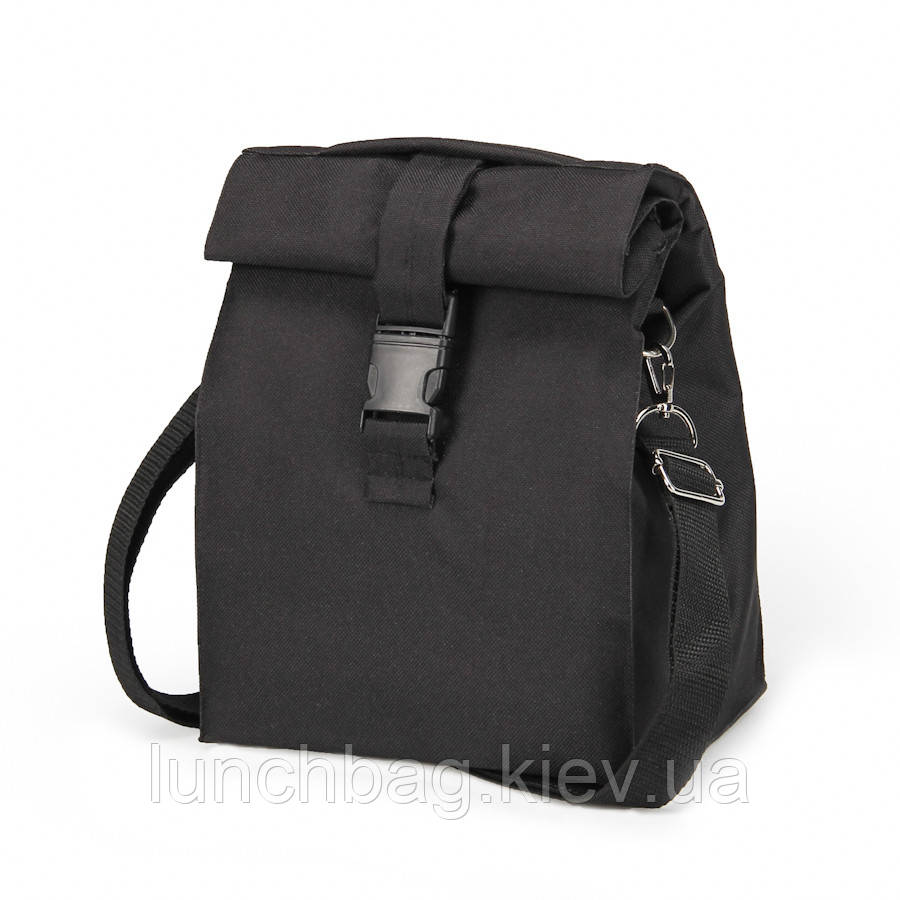 

Термосумка ланч бэг Lunch bag M+ черная, Черный