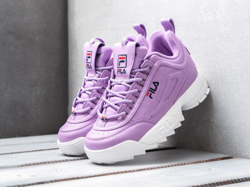 fila pink lilac and yellow