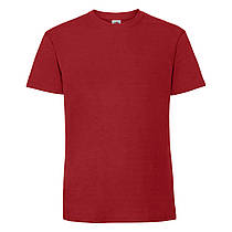 Чоловіча футболка щільна м'яка Червона Fruit of the loom 61-422-40 S