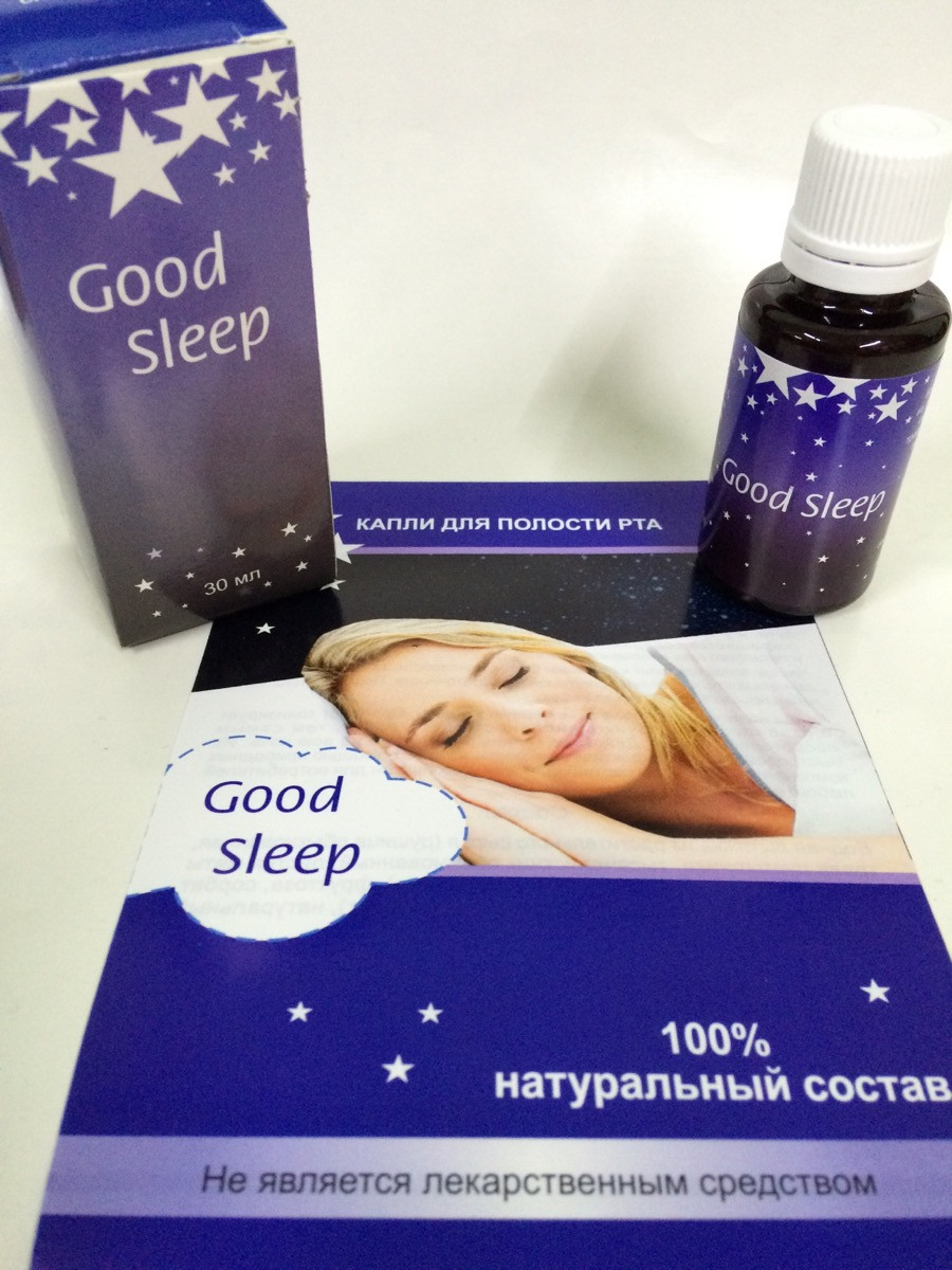 

GOOD SLEEP - капли для полости рта от бессонницы (Гуд Слип) #E/N