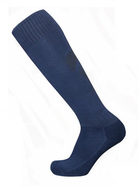 Гетры Europaw CTM-011 темно-синие с трикотажным носком