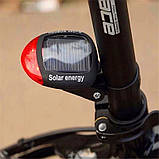 Задняя велосипедная фара на солнечной батареи Solar, фото 8