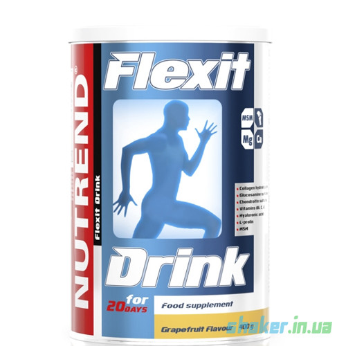 

Хондропротектор Nutrend Flexit Drink (400 г) нутренд orange