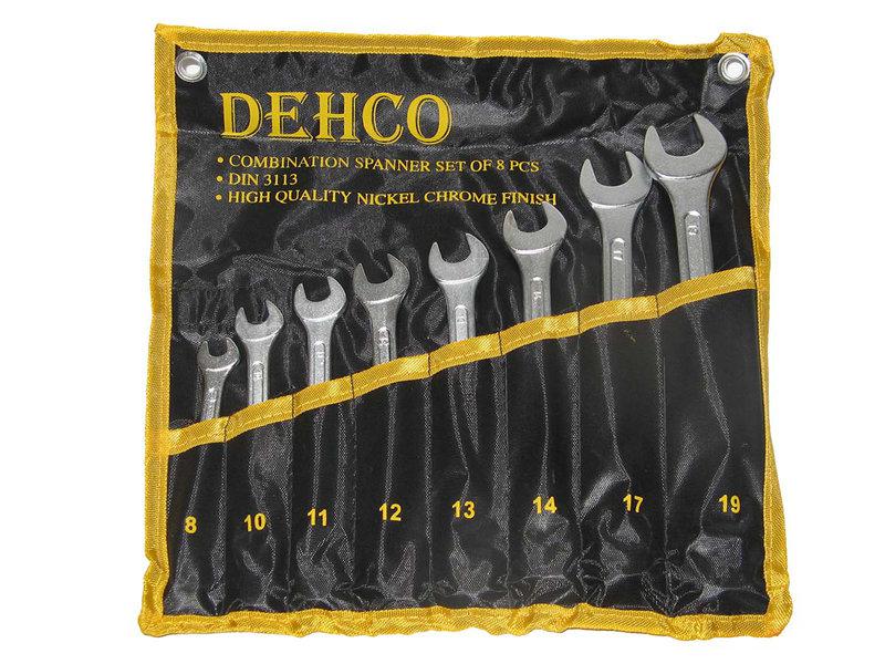 Набор ключей рожково-накидных  8 шт сумка DEHCO DT-08