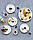 Набор сырных тарелок из костяного фарфора Asa Selection 21 см 2 шт 19051113, фото 5