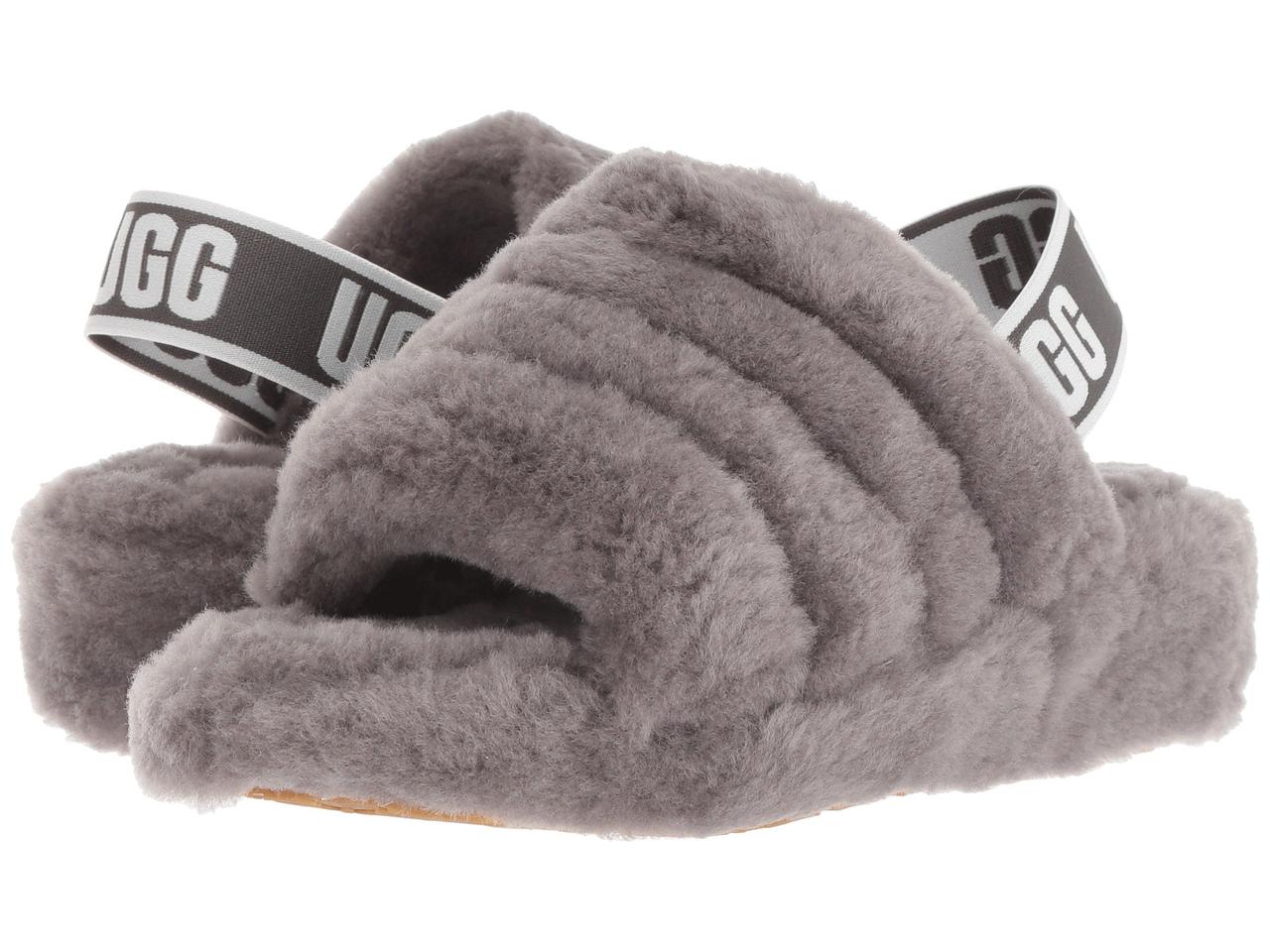 

Тапочки (Оригинал) UGG Fluff Yeah Slide Charcoal