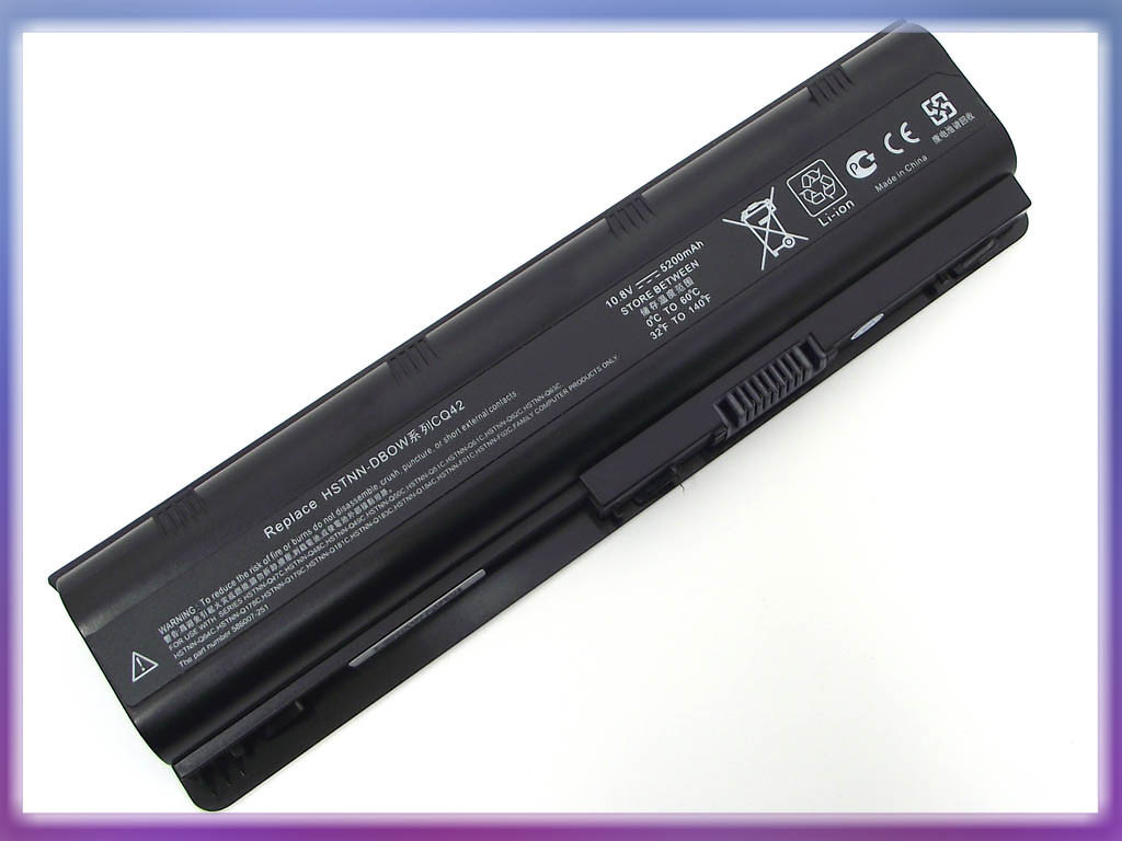Батарея для HP (HSTNN-181C) Compaq CQ59 (10.8V 5200mAh). BlackНет в наличии