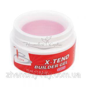 

BLAZE X-Tend Builder Gel - УФ гель конструирующий средний, Clear Pink, 15 мл