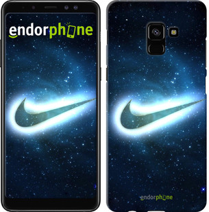 

Чехол на Samsung Galaxy A8 Plus 2018 A730F Nike 11 "1029u-1345-571", Синий