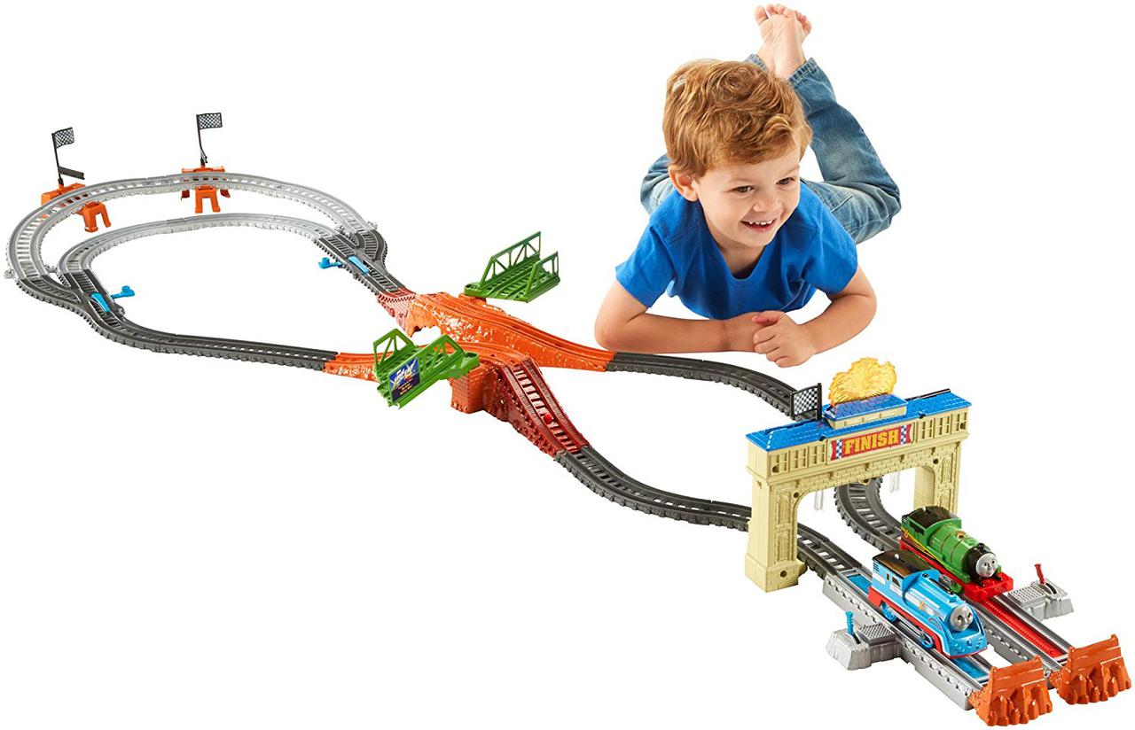 thomas & percy's railway race set