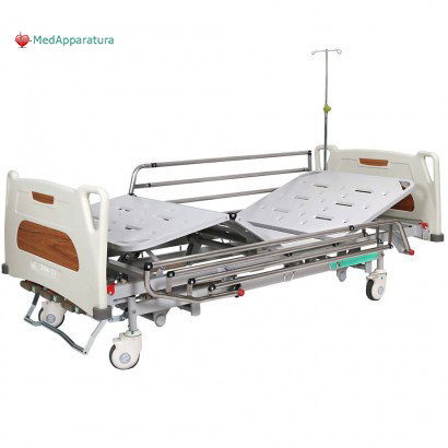 Кровать медицинская механическая с регулировкой высоты, 4 секции