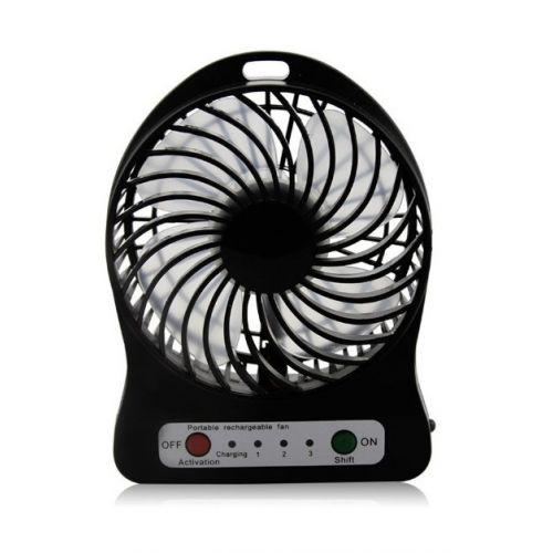Мини вентилятор mini fan XSFS-01 с аккумулятором 18650 Black