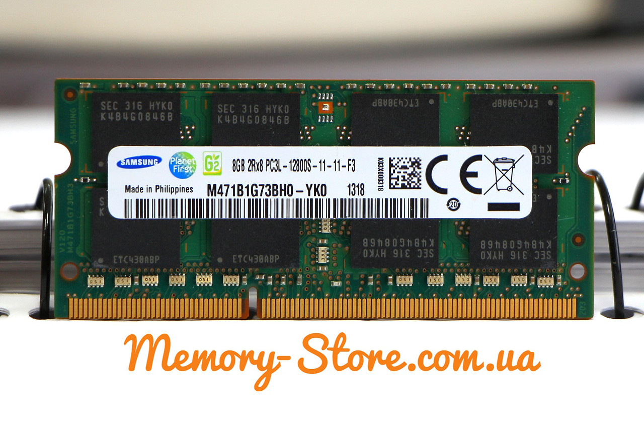 Оперативная память для ноутбука SAMSUNG DDR3 8GB PC3L-12800S 1.35V SODIMM  (б/у): продажа, цена в Харькове. Модули памяти от "Интернет-магазин  "Memory-Store.com.ua"" - 693924600