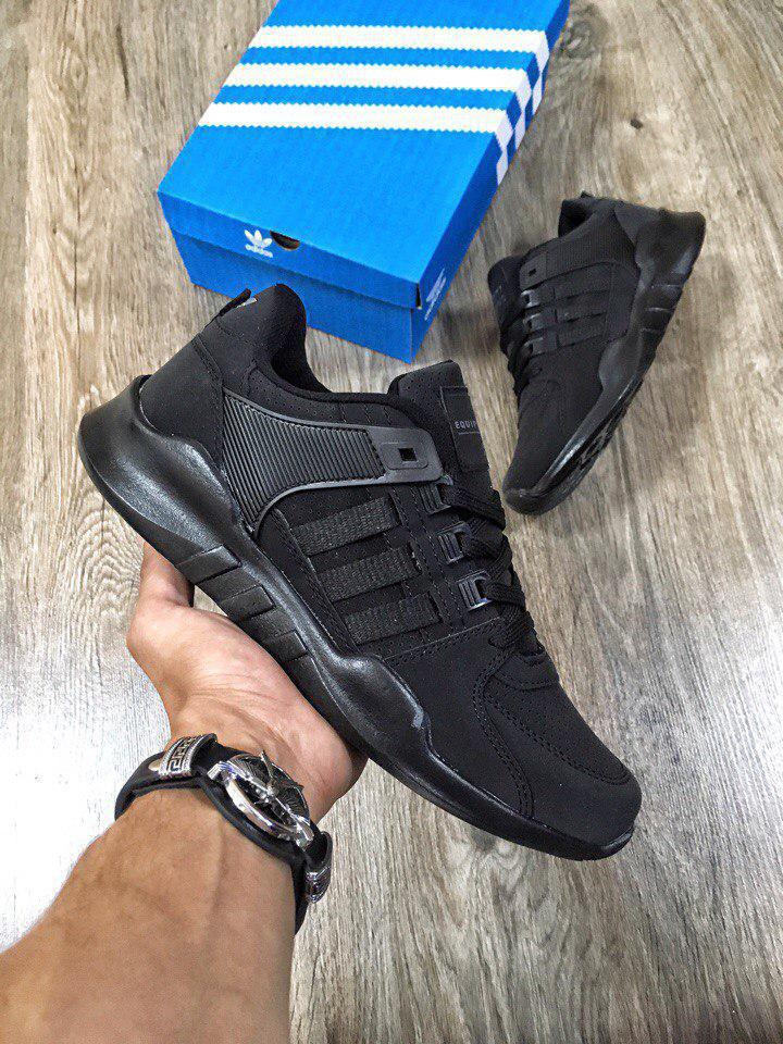 

Мужские кроссовки Adidas Equipment Black | Черные (Топ реплика ААА+)