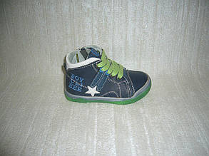 Демисезонные ботинки для мальчиков Clibee размеры 21
