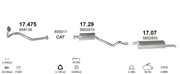 

Глушитель OPEL KADETT E 1.4i (1389 см3) хетчбэк (1984 - 1991 гг) (Опель Кадетт)