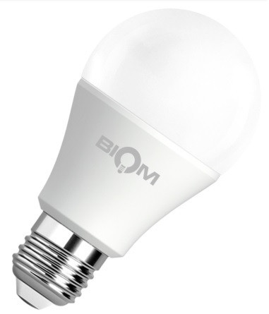 Светодиодная Лампа BIOM A60 12W цоколь E27 3000К теплый белый: продажа,  цена в Запорожье. Лампочки от ""MaxiLight" магазин светотехники" - 748024967
