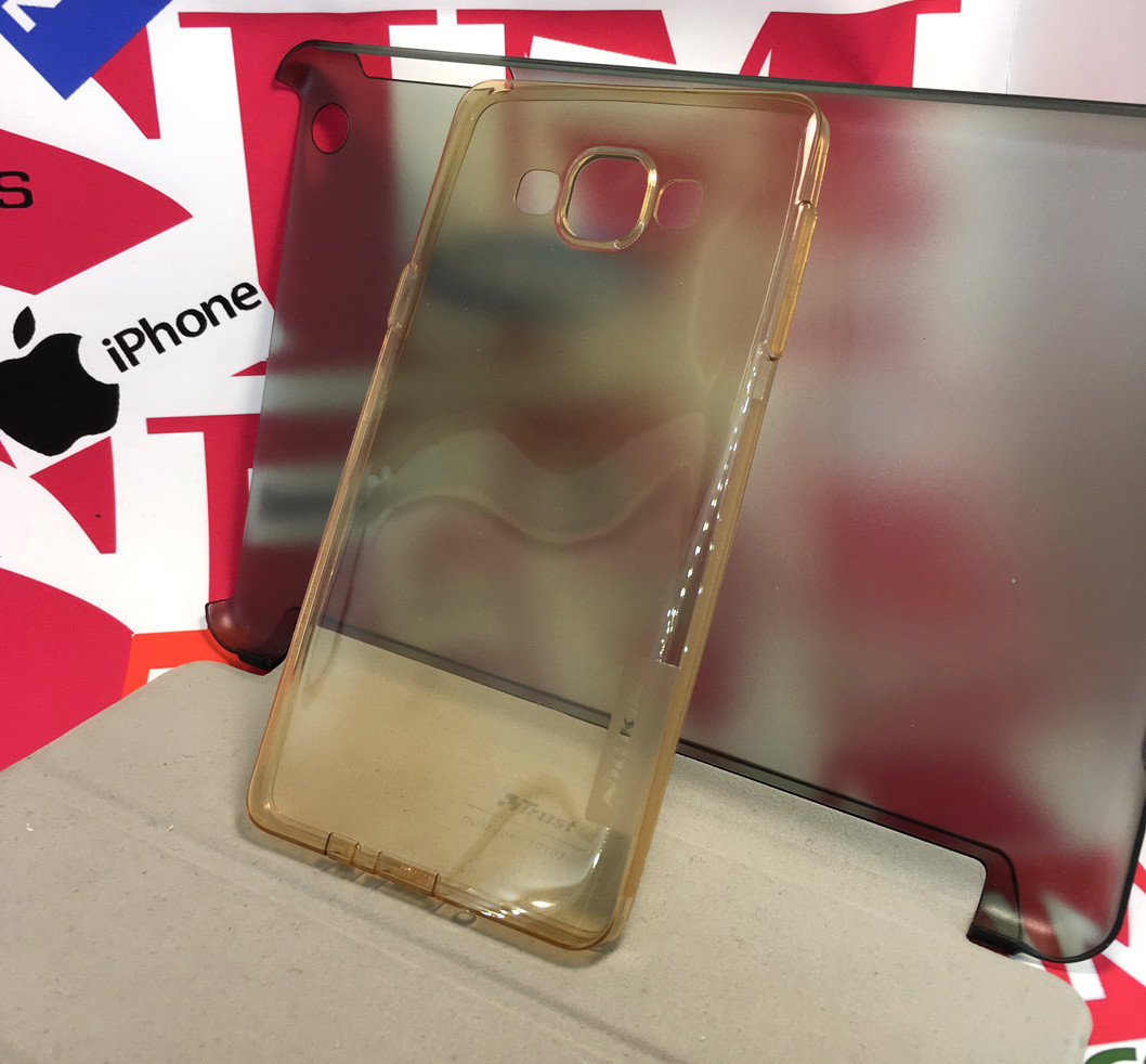 

Чехол накладка для Samsung A7 2015, A700 на заднюю панель Nillkin, Золотистый